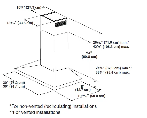 JENNAIR-W11244200B-30-and-36-InchWall-Mount-Canopy-Range-Hood-1