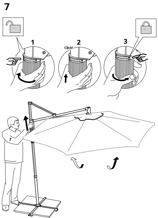 IKEA-OXNÖ-Umbrella-Frame-Hanging-Gray-FIG-7