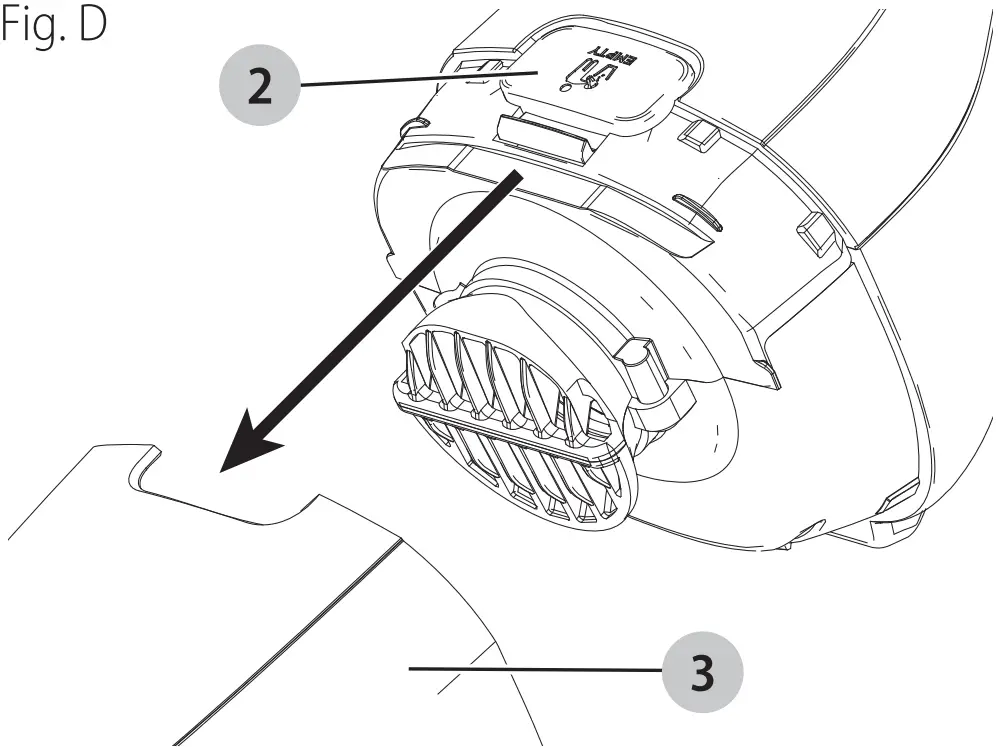Removing the dust bowl and filter