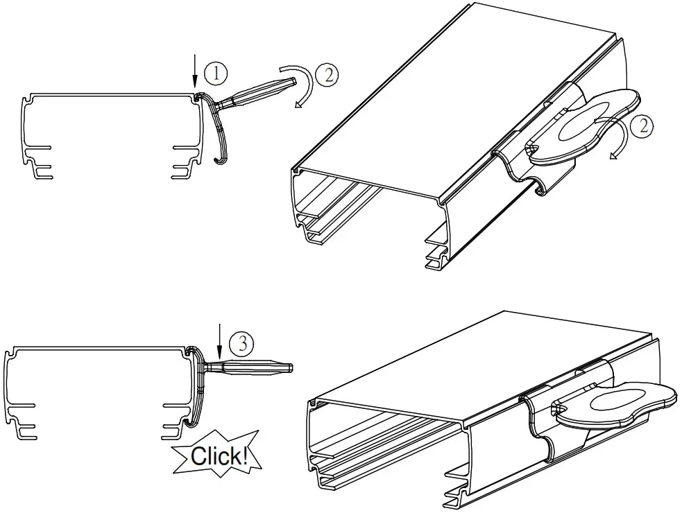 Biltek 65101 Honeycomb Shades Cordless and Cordless TDBU for Woven Colors - Shade Installation 2