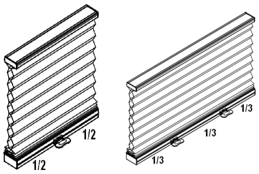 Biltek 65101 Honeycomb Shades Cordless and Cordless TDBU for Woven Colors - Shade Operation