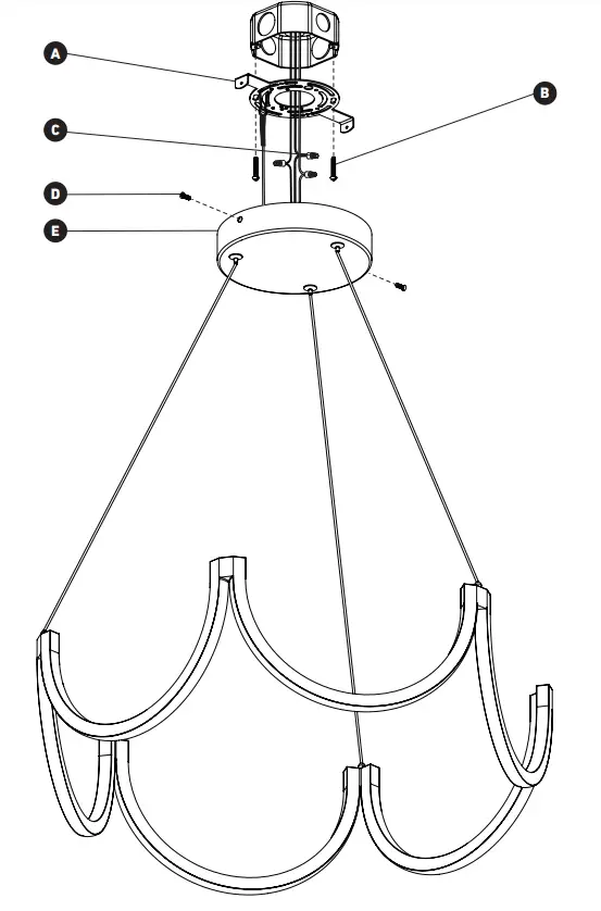 artika PDT-AD5C-HD2BL Pendant LED Light Fixture - fig 6