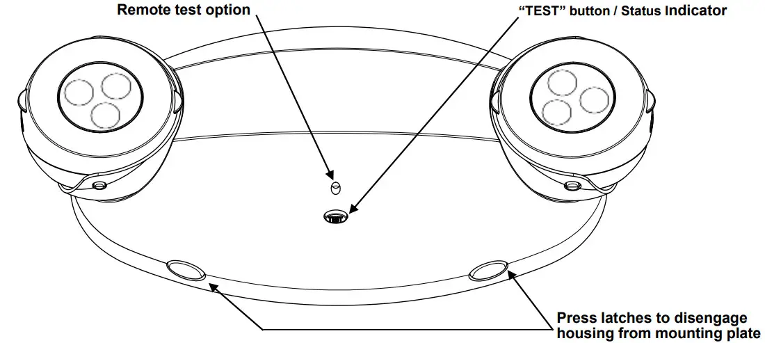 Acuity Brands ELM4L Emergency Light Quantum LED Adjustable