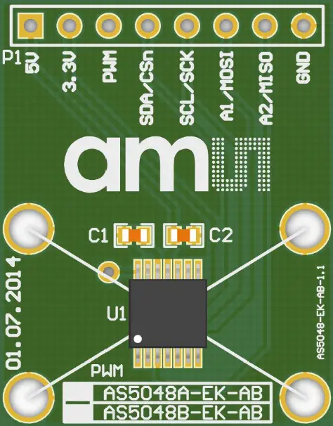 ams-AS5048-Adapter-Board