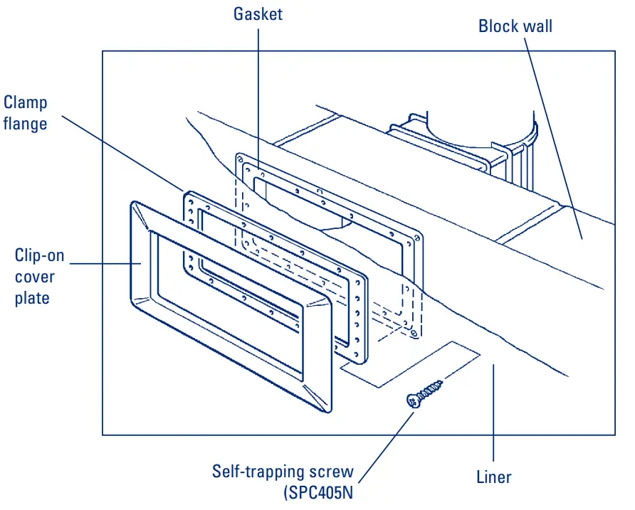 Concrete Block-Walled Liner Pool Installation