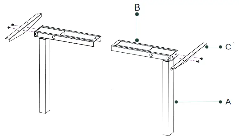 OdinLake S450 Electric Standing Desk - Assembly 2