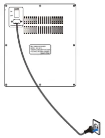 moonki MW-212LT220 Party Speaker - cable