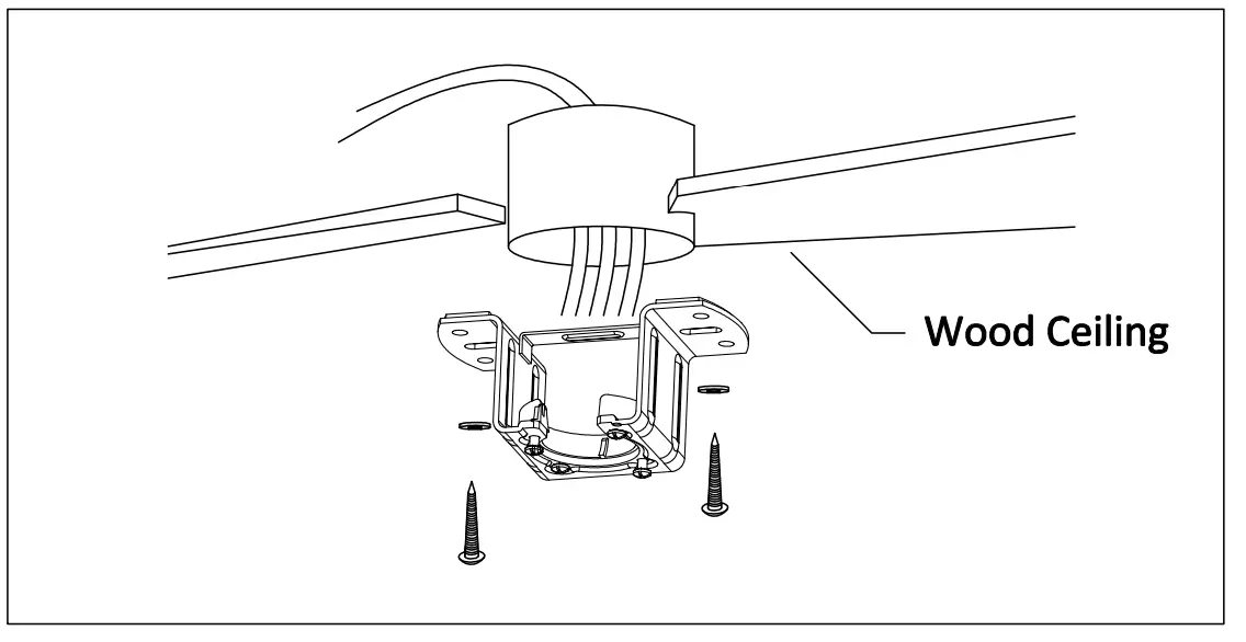 YOUKAIN MDWF-JS5201AC LED Light Ceiling Fan - Fig3