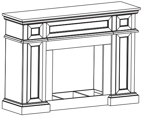 HOME-DECORATORS-COLLECTION-SP6977-and-SP7159-53-Inch-Deluxe-Decorative-Electric-Fireplace-Storage-Mantel-FIG-2