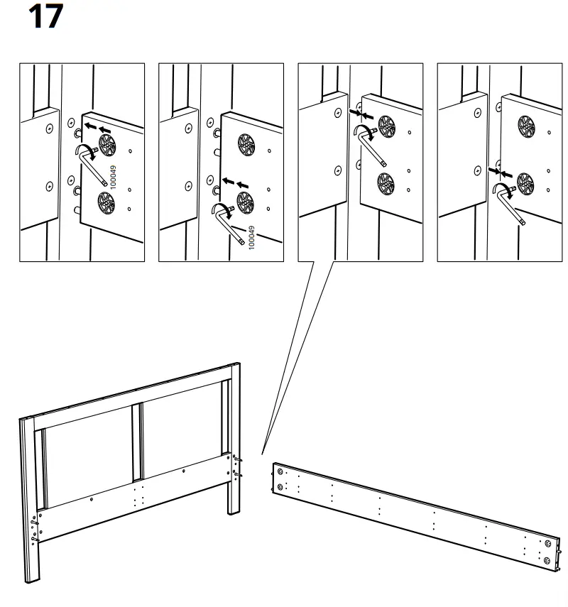 IKEA AA 2020745 5 SONGESAND Bed Frame - fig13