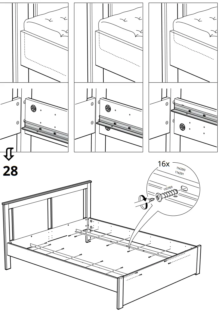 IKEA AA 2020745 5 SONGESAND Bed Frame - fig21