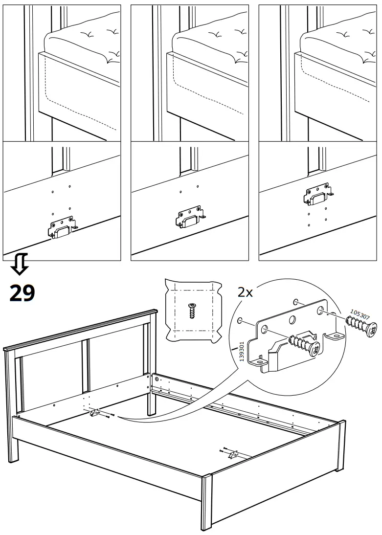 IKEA AA 2020745 5 SONGESAND Bed Frame - fig22