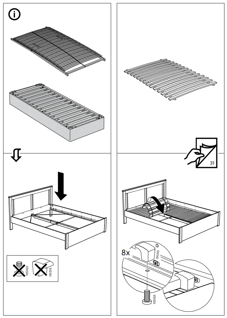 IKEA AA 2020745 5 SONGESAND Bed Frame - fig29