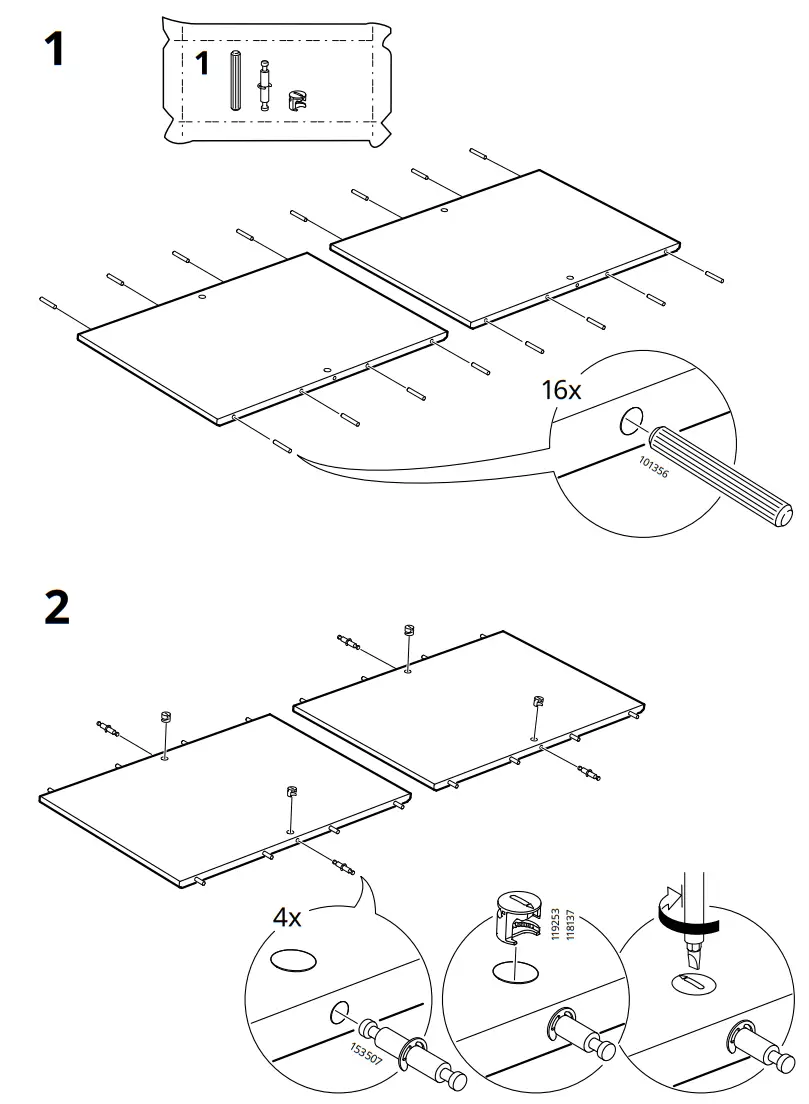 IKEA AA 2020745 5 SONGESAND Bed Frame - fig5
