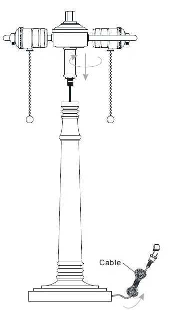 QUOIZEL-TF5621MBK-Tiffany-22-Inch-Matte-Black-Table-Lamp-02