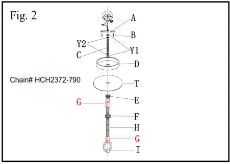 METROPOLITAN N7358-790 Prima Vista 8-Light Aged Antique Brass Chandelier - Fig2