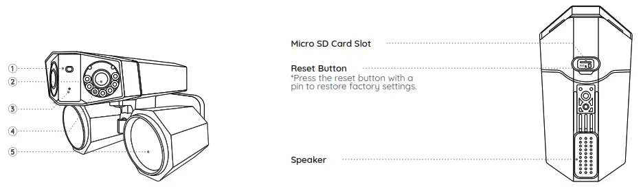 reolink 58.03.001.0287 Duo Floodlight Wi-Fi Security Camera - Camera1