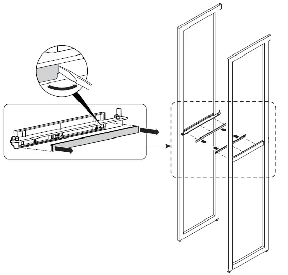 MARTHA-STEWART-California-Closets-20 Inch-Depth-Perry-White-Woodgrain-Gold-Metal-48