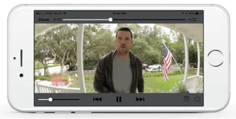 ring 8VR1E7-0EN0 Video Doorbell Elite - Recording