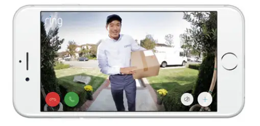 ring 8VR1E7-0EN0 Video Doorbell Elite - door