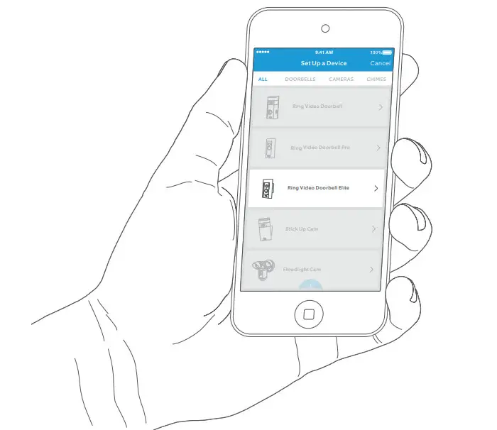 ring 8VR1E7-0EN0 Video Doorbell Elite - setup