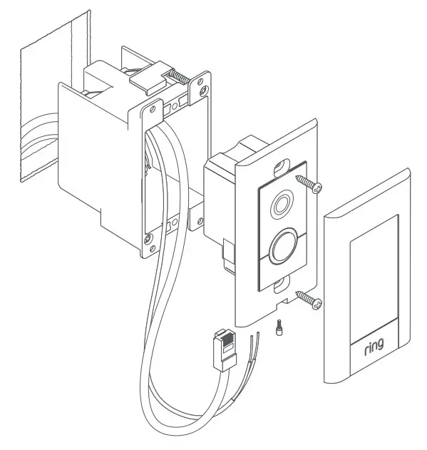 ring 8VR1E7-0EN0 Video Doorbell Elite - together