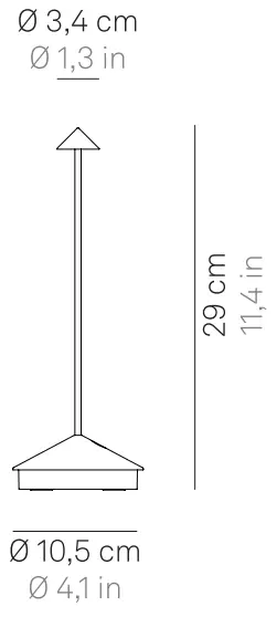 Rechargeable table lamp