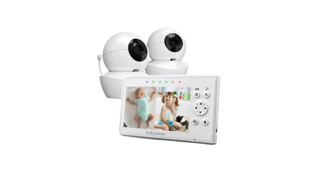 Babysense Vbm55tx 5.5 Inch Split Screen Full Hd 1080p Video Baby Monitor User Manual
