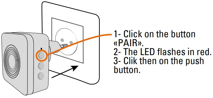 SCS sentinel CFI0026 VisioBell Wired Smart Doorbell and Wireless Chime - pairing