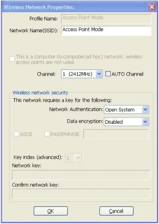 Magforms P-Series WIFI Receiver - wireless network properties
