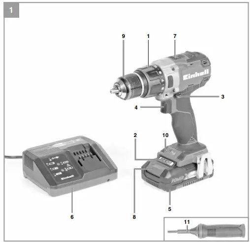 Einhell-TE-CD-18-Li-BL-Cordless-Drill-Screwdriver-fig-1