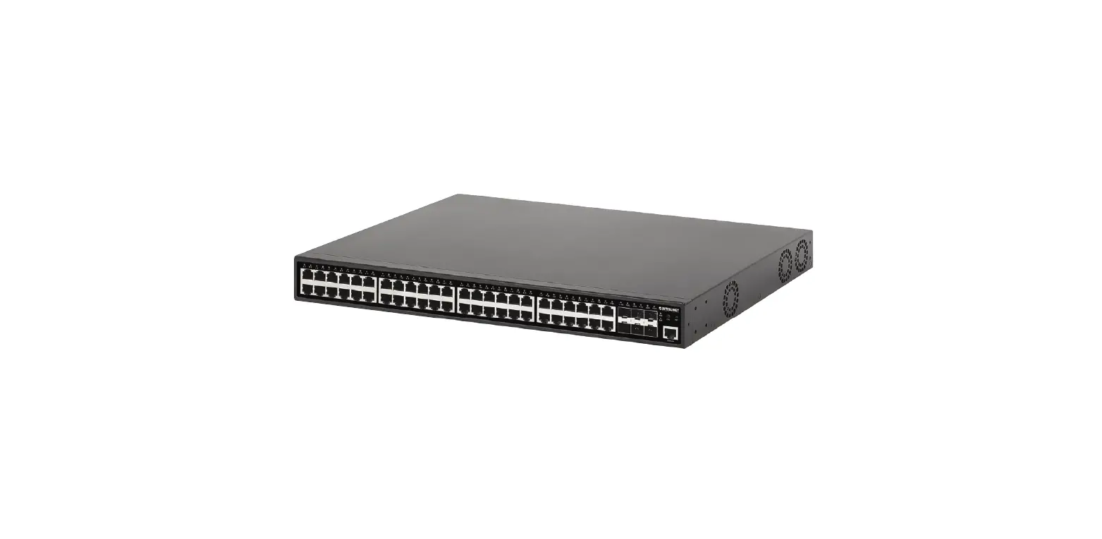 Intellinet 561969 48 Port Gigabit Ethernet Poe Layer2 Managed Switch With Six 10g Sfp+ Uplinks Instructions Intellinet 561969 48 Port Gigabit Ethernet Poe Layer2 Managed Switch With Six 10g Sfp+ Uplinks Instructions