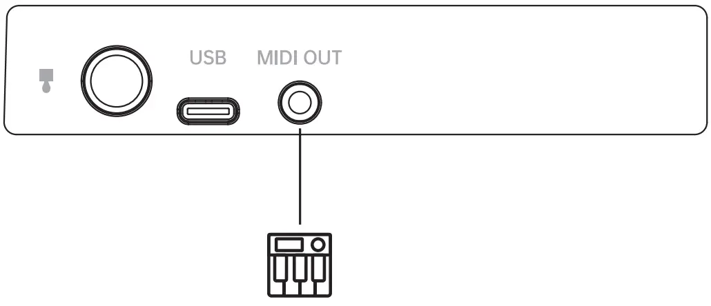 MiDiPLUS TINY Series Mini Keyboard Controller - Rear Panel 3