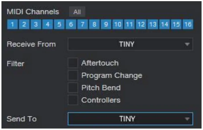 MiDiPLUS TINY Series Mini Keyboard Controller - Settings 9