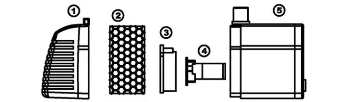 Sunnydaze DECOR SL-0213 Arcade Solar Tiered Fountain - pump 3