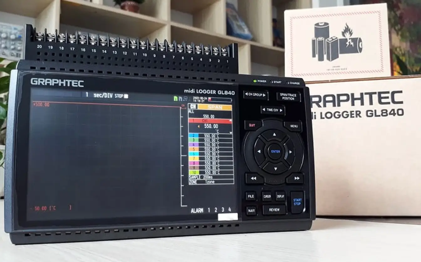 Graphtec Gl840-m Channel Multi Function Logger User Guide