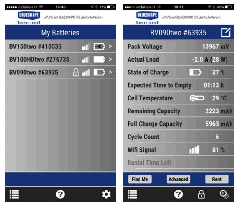 BLUESHAPE BV140HD Mini Camera Battery Vlock 14.4V Granite Mini Videolinea System - Fig