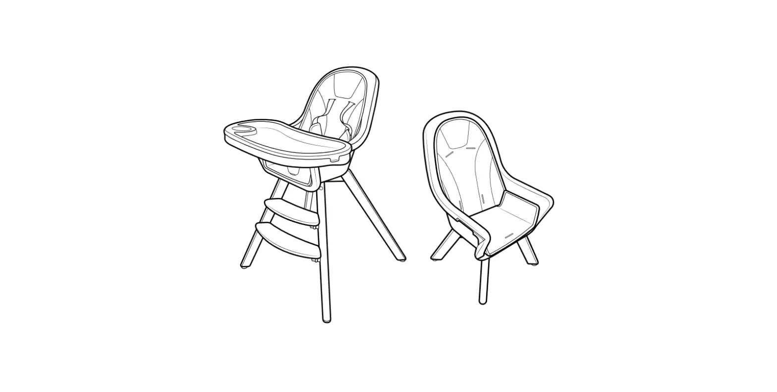 Evolur Zoodle Baby Highchair Owner's Manual