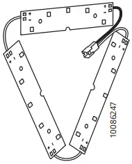 IKEA KABOMBA LED Wall Lamp Dimmable Matte Black A1