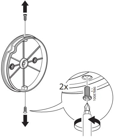 IKEA KABOMBA LED Wall Lamp Dimmable Matte Black B1