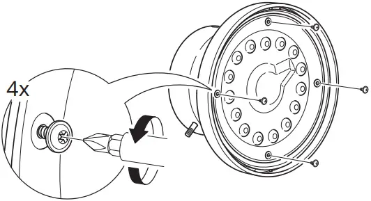 IKEA KABOMBA LED Wall Lamp Dimmable Matte Black B13