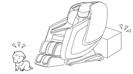 AmaMedic Premium 3D Chair - Check the space around the product