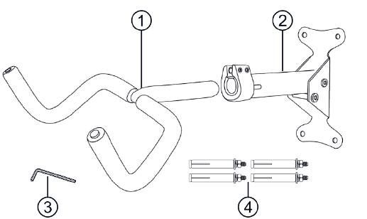 EUFAB-16422-Bicycle-Wall-Mount-FIG-1