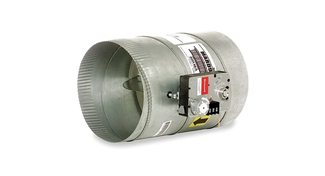 Honeywell 69-1551 Modulating Automatic Round Damper Instruction Manual