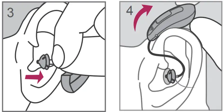 OTC JH D26AT Rechargeable BTE Hearing Aid - Take the hearing aids