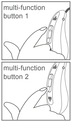 OTC JH D26AT Rechargeable BTE Hearing Aid - increase the volume