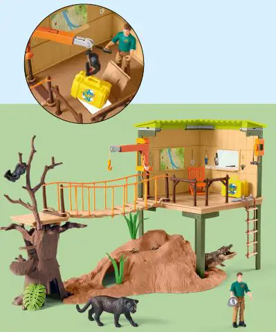 schleich-42594 Wild-Life-Ranger-Adventure-Station-44