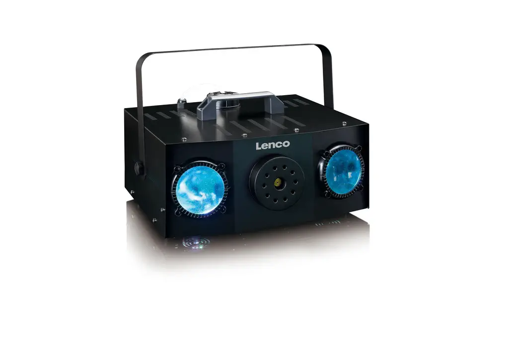 Lenco Lfm-110bk Dual Matrix Party Light And Fog Machine User Manual