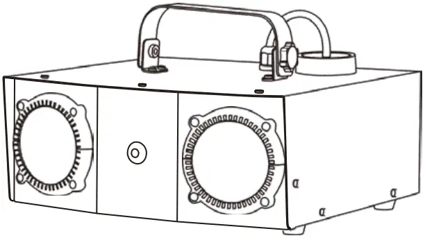 Lenco LFM-110BK Dual Matrix Party Light