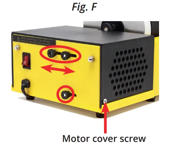 TUMBLE-BEE TB-12 Rotary Rock Tumbler - adjusting